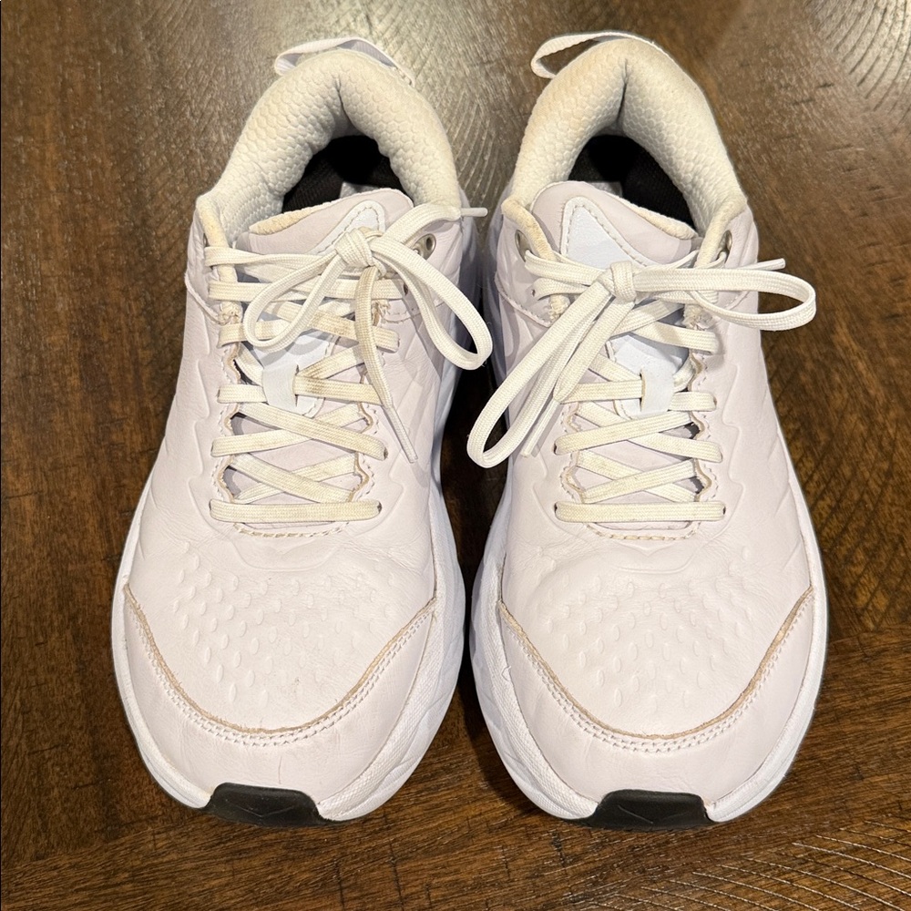 Hoka Bondi Women's White Running Shoes - Picture 8 of 13
